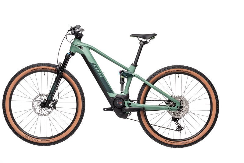 Cube horské elektrokolo STEREO HYBRID 120 RACE 625 green sharpgreen